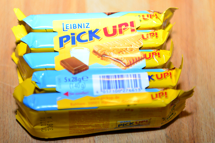 PiCK UP!-Packung - Bild: Bananenschneckerl